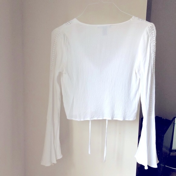 2 for $10 Forever 21 front tie peasant top - Picture 7 of 11